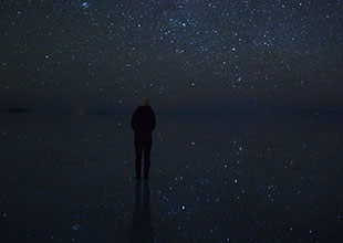 ウユニ塩湖　満天の星空